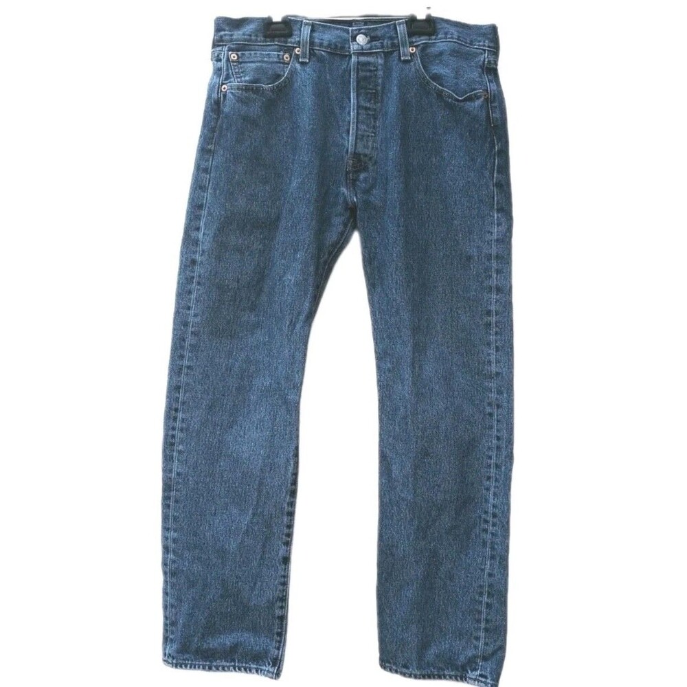 Vintage Levis 501 Jeans Button Fly 33x30 Mens 90s Y2K Straight Leg